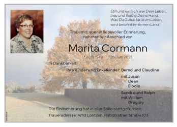 Cormann Marita