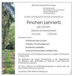 Lennertz-Ortmann Finchen