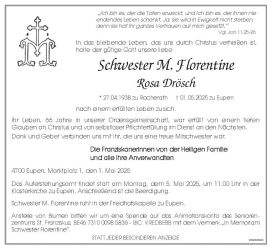 Schwester M. Florentine