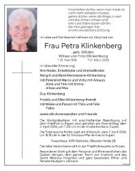 Klinkenberg-Wilden Petra