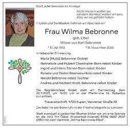 Bebronne-Eibel Wilma