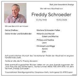 Schroeder Freddy
