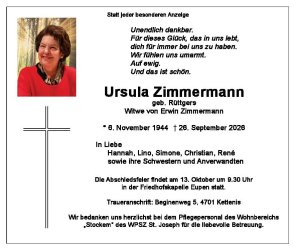 Zimmermann Ursel